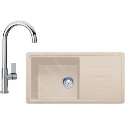 Franke Sets - Keukenset G119, Fragraniet Spoelbak BSG 611-78/39 + Kraan FP 0408.031, Sahara/chroom 114.0441.163