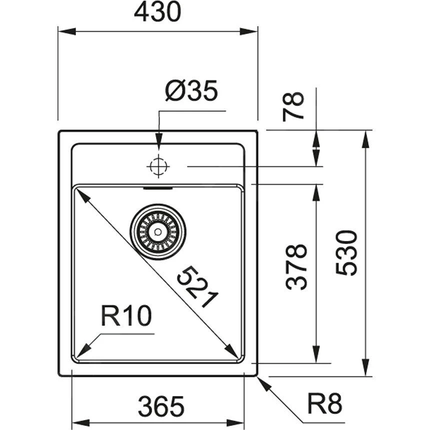 Franke Sets - Keukenset T51, Tectonite Spoelbak SID 610-40 En Keukenkraan FN 0147.031, Grijs/chroom 114.0508.414 2 Franke Sets - Keukenset T51, Tectonite Spoelbak SID 610-40 En Keukenkraan FN 0147.031, Grijs/chroom 114.0508.414 - Image 2