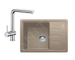 Franke Sets - Keukenset G116, Fragraniet Spoelbak BSG 611-62 En Keukenkraan Samoa, Kasjmier/chroom 114.0510.433