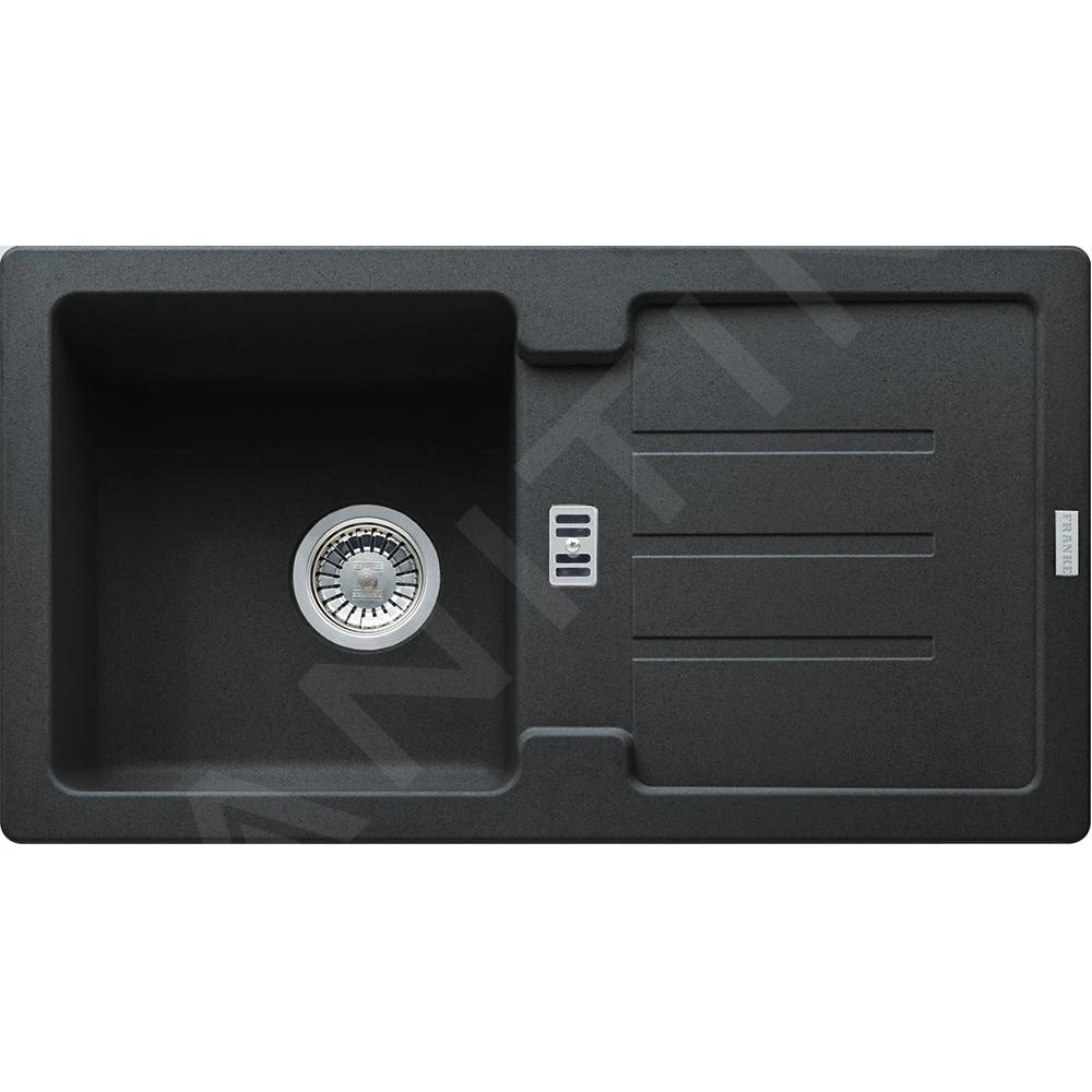 Franke Strata - STG 614-78 Fragraniet Spoelbak, 780x435 Mm, Onyx 114.0369.390 1 Franke Strata - STG 614-78 Fragraniet Spoelbak, 780x435 Mm, Onyx 114.0369.390