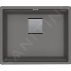 Franke Kubus 2 - Fragraniet Spoelbak KNG 110-52, 560x460 Mm, Steengrijs 125.0641.422