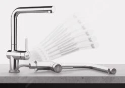 Franke Active New - Keukenkraan FN 6564.031, Neerklapbaar Onder Raam, Chroom 115.0653.390 -Keuken Verkoop 22d5ac027aba8365404d8c15