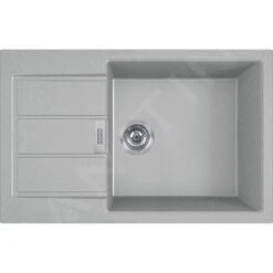 Franke Sets - Set T87, Tectonite Spoelbak S2D 611-78 XL En Keukenkraan SAMOA, Grijs/chroom 143.0618.738 -Keuken Verkoop 27489b3626979f06e8619d1a 2