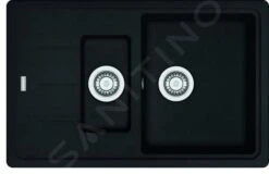 Franke Basis - Fragraniet Spoelbak BFG 651-78, 780x500 Mm, Mat Zwart 114.0661.514