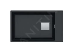 Franke Kubus 2 - Fragraniet Spoelbak KNG 110-62, 760x460 Mm, Onyx 125.0512.515