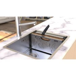 Franke Toebehoren - Box Center Voor Spoelbak Incl. Accessoires, Rvs/zwart Kunststof 112.0619.946 -Keuken Verkoop 352c266629d961a9c4a761b8