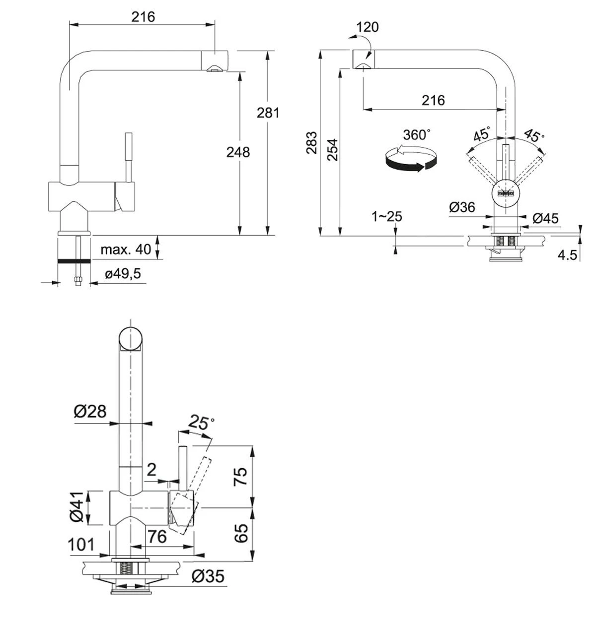 Franke Sets - Spoelbakset G97, BFG 611-78 Graniet Spoelbak, Sahara + Keukenkraan SAMOA, Chroom 114.0439.154 3 Franke Sets - Spoelbakset G97, BFG 611-78 Graniet Spoelbak, Sahara + Keukenkraan SAMOA, Chroom 114.0439.154 - Image 3