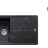 Franke Sets - Set G174, Fragraniet Spoelbak BFG 611 En Keukenkraan FP 9000.071, Onyx/onyx 114.0619.594