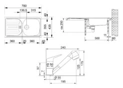 Franke Sets - Keukenset N10, Rvs Spoelbak ETN 614 N ETHOS + Kraan FC 9547.031, Chroom 101.0684.389 5 Franke Sets - Keukenset N10, Rvs Spoelbak ETN 614 N ETHOS + Kraan FC 9547.031, Chroom 101.0684.389 -Keuken Verkoop 41ac899ec90b50a7b29102fa