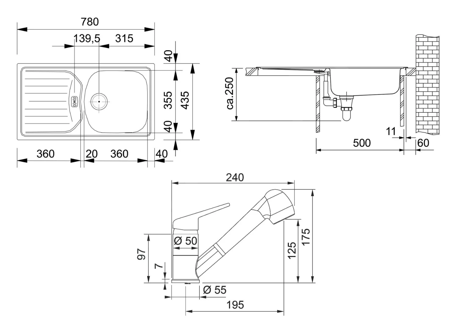 Franke Sets - Keukenset N10, Rvs Spoelbak ETN 614 N ETHOS + Kraan FC 9547.031, Chroom 101.0684.389 2 Franke Sets - Keukenset N10, Rvs Spoelbak ETN 614 N ETHOS + Kraan FC 9547.031, Chroom 101.0684.389 - Image 2