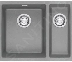 Franke Sirius - Tectonite Spoelbak SID 160/2, 560x440, Grijs 125.0582.208