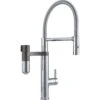 Franke Waterfilter Kranen - Vital Tap Keukenkraan Met Filtratie, Flexibele Arm En Douche, Chroom/gun Metal 120.0621.230