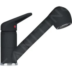 Franke Kranen - Keukenkraan FC 9547.071, Met Uittrekbare Sproeikop, Onyx 115.0470.675