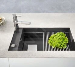 Franke Kubus 2 - Fragraniet Spoelbak KNG 110-62, 760x460 Mm, Onyx 125.0512.515 -Keuken Verkoop 5ceb58347b796467c3218200