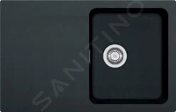 Franke Orion - OID 611-78 Tectonite Spoelbak, 780x500 Mm, Zwart 114.0288.588