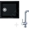 Franke Sets - Keukenset G75, Fragraniet Spoelbak MRG 611-78 BB, Onyx + Samoa Kraan, Chroom 114.0365.425