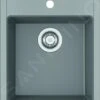 Franke Sirius - SID 610-40 Tectonite Spoelbak, 430x530 Mm, Grijs 114.0503.044