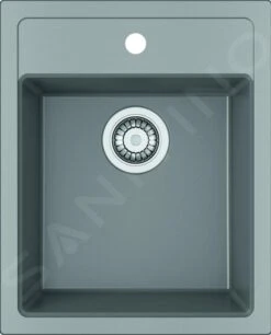 Franke Sirius - SID 610-40 Tectonite Spoelbak, 430x530 Mm, Grijs 114.0503.044