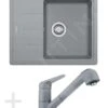 Franke Sets - Keukenset G55, Granieten Spoelbak BFG 611-62, Steengrijs + Kraan FC 9547, Steengrijs 114.0323.821