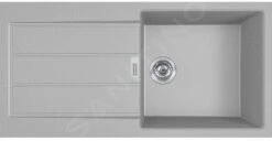 Franke Sirius 2.0 - Tectonite Spoelbak S2D 611-100, 1000x500 Mm, Grijs 143.0651.011