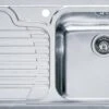 Franke Galassia - GAX 611/7 Roestvrij Staal Spoelbak, 1000x500 Mm, Met Afdruipdeel Links 101.0120.145
