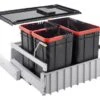 Franke Sorters - 300-60 Trio Inbouw Afvalemmer 121.0150.146