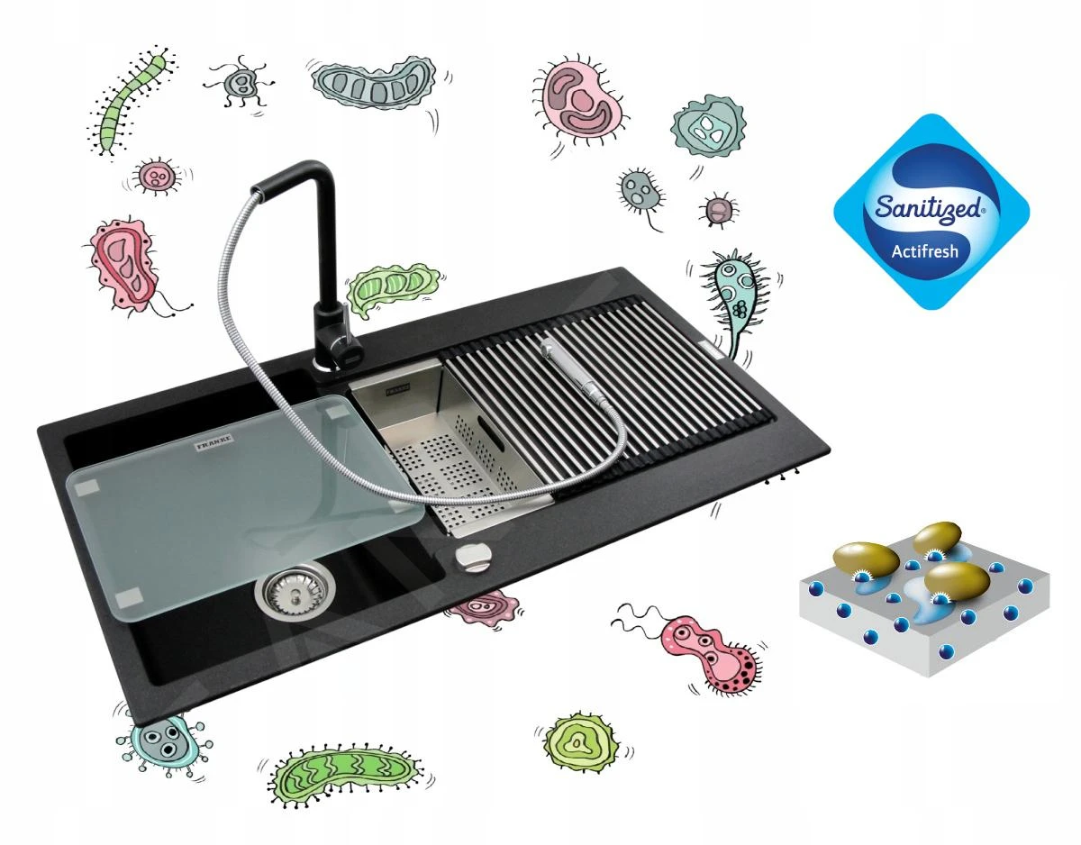 Franke Maris - Fragraniet Spoelbak MRG 610-54 FTL, 590x500 Mm, Mat Zwart 114.0661.453 5 Franke Maris - Fragraniet Spoelbak MRG 610-54 FTL, 590x500 Mm, Mat Zwart 114.0661.453 - Image 5