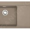 Franke Mythos - MTG 611/2 Fragraniet Spoelbak, 1000x515 Mm, Cashmere 114.0504.120