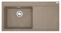 Franke Mythos - MTG 611/2 Fragraniet Spoelbak, 1000x515 Mm, Cashmere 114.0504.120
