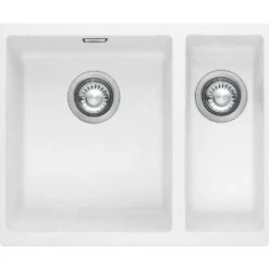 Franke Sirius - SID 160/2 Tectonite Spoelbak, 560x440 Mm, Wit 125.0363.803