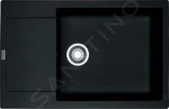 Franke Maris - MRG 611-78 BB Fragraniet Spoelbak, 780x500 Mm, Onyx 114.0363.187
