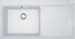 Franke Mythos - MTG 611/2 Fragranit Spoelbak, 1000x515 Mm, Glacier 114.0150.003