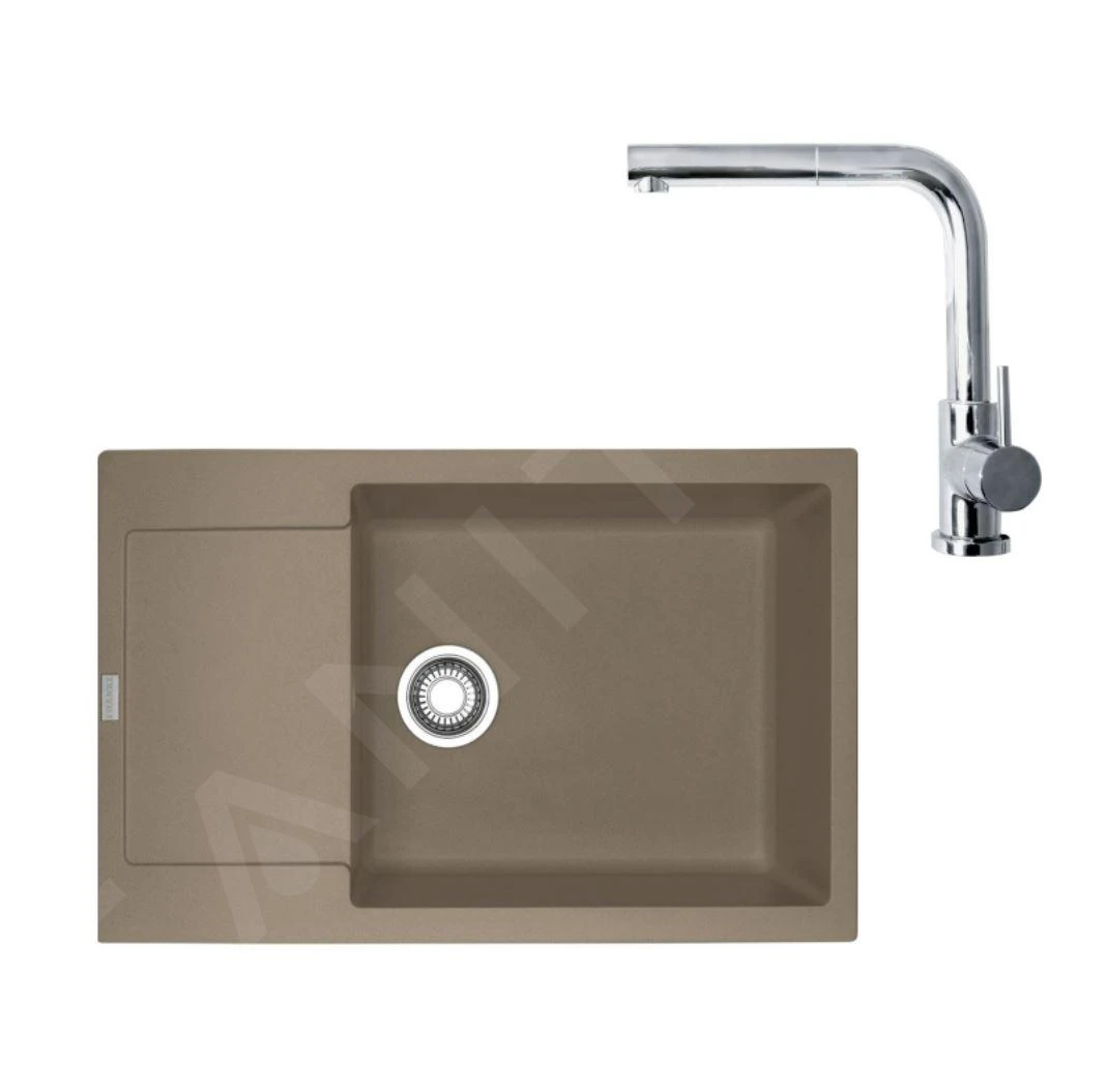 Franke Sets - Keukenset G76, Fragraniet Spoelbak MRG 611-78 BB En Keukenkraan FN 0147.031, Kasjmier/chroom 114.0510.380 1 Franke Sets - Keukenset G76, Fragraniet Spoelbak MRG 611-78 BB En Keukenkraan FN 0147.031, Kasjmier/chroom 114.0510.380