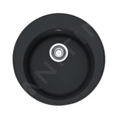 Franke Rondo - Fragraniet Spoelbak ROG 610, Diameter 510 Mm, Onyx 114.0283.879