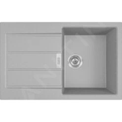 Franke Sirius 2.0 - Tectonite Spoelbak S2D 611-78, 780x500 Mm, Grijs 143.0613.585