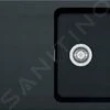 Franke Orion - OID 611 Tectonite Spoelbak, 940x510 Mm, Zwart 114.0288.543