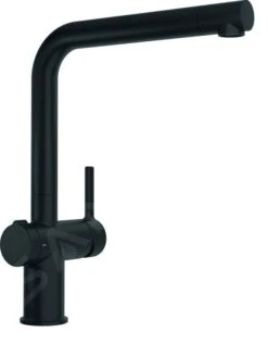 Franke Active - Keukenkraan FN 5350.901, Met Twist Afvoerbediening, Mat Zwart 115.0669.768
