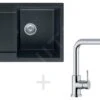 Franke Sets - Keukenset G8, Granieten Spoelbak MRG 611-62, Onyx + Kraan FN 0147, Chroom 114.0253.073