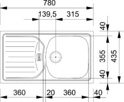 Franke Sets - Spoelbakset N48, RVS Spoelbak ETN 614 6/4 NOVA + Keukenkraan FB 250.031, Chroom 101.0366.097 5 Franke Sets - Spoelbakset N48, RVS Spoelbak ETN 614 6/4 NOVA + Keukenkraan FB 250.031, Chroom 101.0366.097 -Keuken Verkoop d6d1058456e46cd3ace0198b
