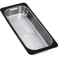 Franke Toebehoren - Inzetbak Voor Spoelbak, 183x433x64 Mm, Rvs/zwart Kunststof 112.0175.520