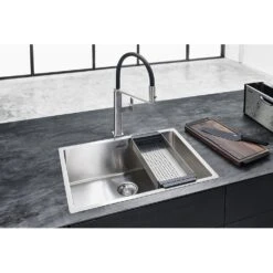 Franke Toebehoren - Box Center Voor Spoelbak Incl. Accessoires, Rvs/zwart Kunststof 112.0619.946 -Keuken Verkoop d8cda315ff077ad011644a8a