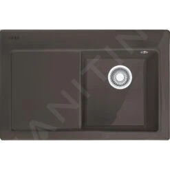 Franke Mythos - Keramische Spoelbak MTK 611-78/7, 780x510 Mm, Graphit 124.0433.434