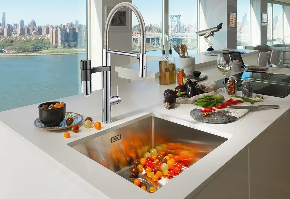 Franke Waterfilter Kranen - Vital Tap Keukenkraan Met Filtratie, Flexibele Arm En Douche, Chroom/gun Metal 120.0621.230 7 Franke Waterfilter Kranen - Vital Tap Keukenkraan Met Filtratie, Flexibele Arm En Douche, Chroom/gun Metal 120.0621.230 - Image 7