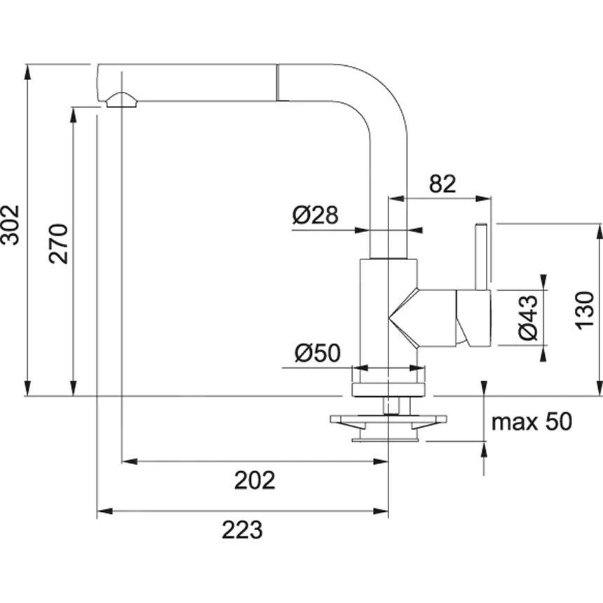 Franke Sets - Keukenset T51, Tectonite Spoelbak SID 610-40 En Keukenkraan FN 0147.031, Grijs/chroom 114.0508.414 3 Franke Sets - Keukenset T51, Tectonite Spoelbak SID 610-40 En Keukenkraan FN 0147.031, Grijs/chroom 114.0508.414 - Image 3