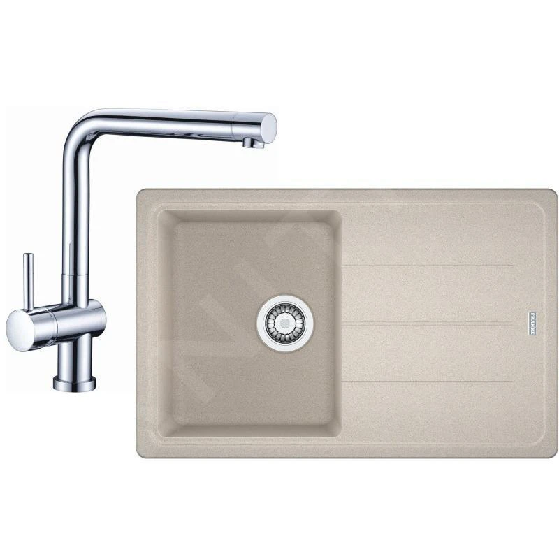 Franke Sets - Spoelbakset G97, BFG 611-78 Graniet Spoelbak, Sahara + Keukenkraan SAMOA, Chroom 114.0439.154 1 Franke Sets - Spoelbakset G97, BFG 611-78 Graniet Spoelbak, Sahara + Keukenkraan SAMOA, Chroom 114.0439.154