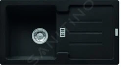 Franke Strata - Fragraniet Spoelbak STG 614-78, 780x435 Mm, Mat Zwart 114.0661.517
