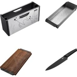 Franke Toebehoren - Box Center Voor Spoelbak Incl. Accessoires, Rvs/zwart Kunststof 112.0619.946 -Keuken Verkoop f106e43c54923d835b1435ad