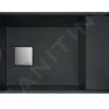Franke Fresno - Fragraniet Spoelbak FSG 611-88, 877x495 Mm, Onyx 114.0616.906