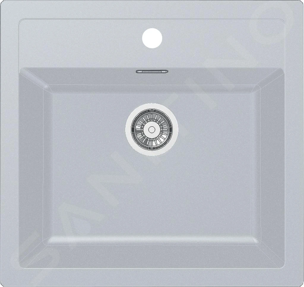 Franke Sirius - SID 610 Tectonite Spoelbak, 560x530 Mm, Wit 114.0284.165 1 Franke Sirius - SID 610 Tectonite Spoelbak, 560x530 Mm, Wit 114.0284.165