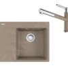 Franke Sets - Set G223, Fragraniet Spoelbak CNG 611-62 TL/7 En Keukenkraan FC 3055.424, Cashmere/chroom 114.0650.774